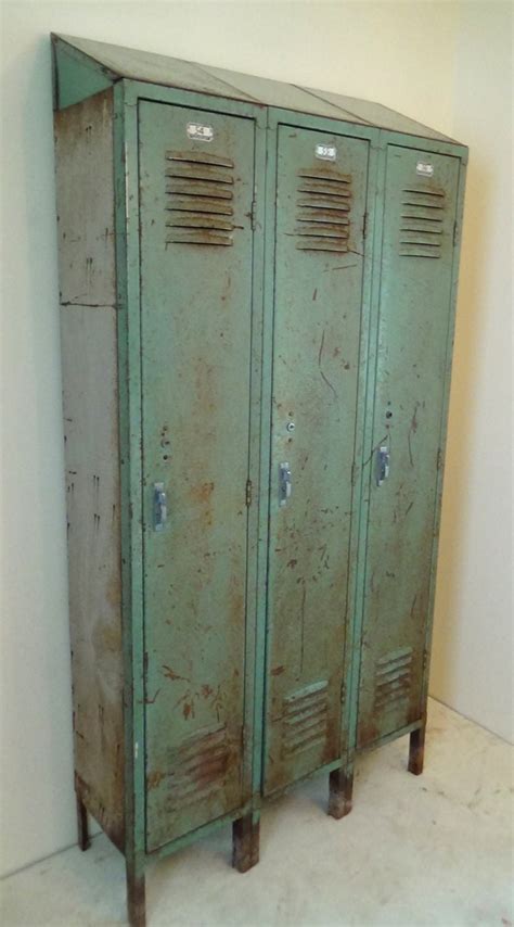 vintage metal locker box|retro metal locker.